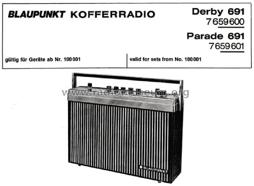 Parade 691 7659601; Blaupunkt Ideal, (ID = 1981745) Radio