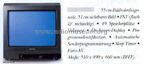 PM55-40 VT 7.661.240 Ch= FM311.02; Blaupunkt Ideal, (ID = 1949452) Television