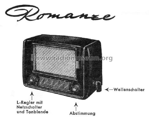 Romanze B520UP; Blaupunkt Ideal, (ID = 721756) Radio