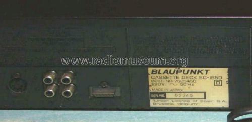 Cassette Deck SC-1850 artech 7 625 450; Blaupunkt Ideal, (ID = 1175634) R-Player