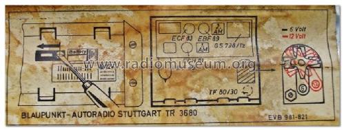 Stuttgart Transistor ab Q 250001; Blaupunkt Ideal, (ID = 1467935) Car Radio