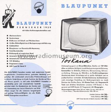 Toskana 7610; Blaupunkt Ideal, (ID = 1606678) Television