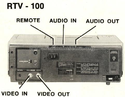 Video Cassette Recorder RTV-100; Blaupunkt Ideal, (ID = 1282839) R-Player