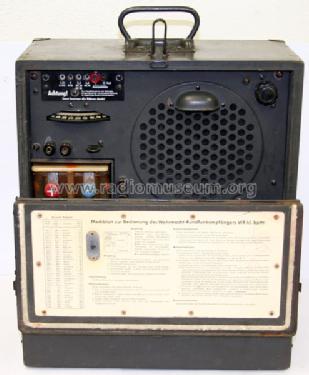 Wehrmacht - Rundfunkempfänger WR kl.battr.; Blaupunkt Ideal, (ID = 256345) Radio