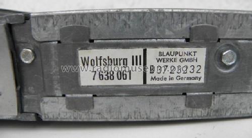 Wolfsburg III 7.638.061; Blaupunkt Ideal, (ID = 846764) Car Radio