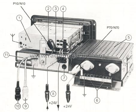 Zweikanal Busverstärker 7.607.351; Blaupunkt Ideal, (ID = 1644679) Ampl/Mixer