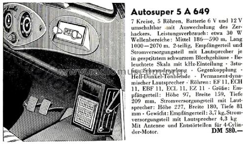 5A649; Blaupunkt Ideal, (ID = 2475852) Autoradio