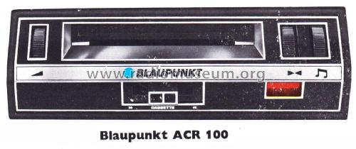 Car Stereo Cassette Player ACR100; Blaupunkt Ideal, (ID = 2592685) R-Player