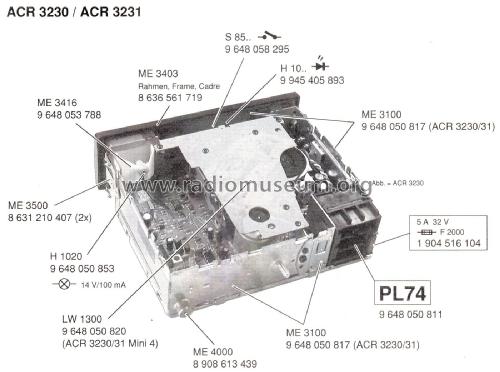 ACR 3230 7.643.756.510; Blaupunkt Ideal, (ID = 2896834) Autoradio