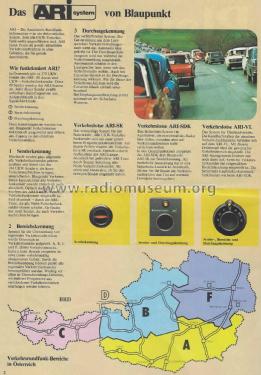 ARI-SDK Verkehrslotse 7526 / 7527 / 7528 / 7529 ARI SDK1 7.607.526.010; Blaupunkt Ideal, (ID = 3079900) mod-past25