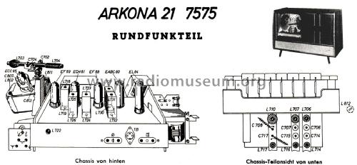 Arkona 21 7575; Blaupunkt Ideal, (ID = 2940520) TV Radio