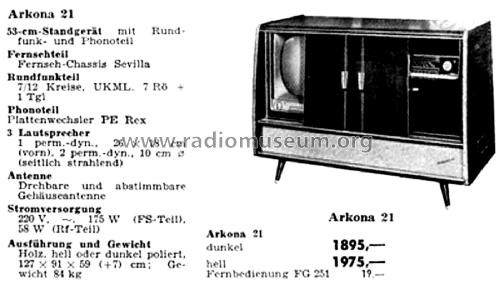 Arkona 21 7575; Blaupunkt Ideal, (ID = 2940674) TV Radio