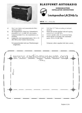 Aufbau-Lautsprecher 2146/1z; Blaupunkt Ideal, (ID = 3018286) Speaker-P