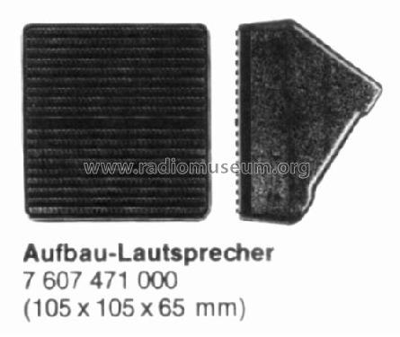 Aufbau-Lautsprecher 7.607.471.000; Blaupunkt Ideal, (ID = 2670887) Speaker-P