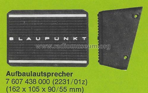 Aufbaulautsprecher 7.607.438.000; Blaupunkt Ideal, (ID = 2869253) Speaker-P