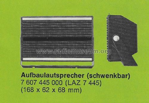 Aufbaulautsprecher schwenkbar 7.607.445.000 LAZ7445; Blaupunkt Ideal, (ID = 2872288) Speaker-P