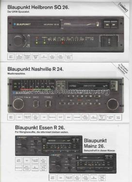 Autoradio/Autohifi 86 ; Blaupunkt Ideal, (ID = 2893698) Paper