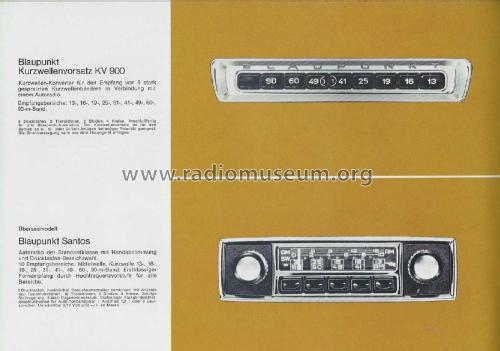 Autoradio , Prospekt 1967 ; Blaupunkt Ideal, (ID = 2811497) Paper