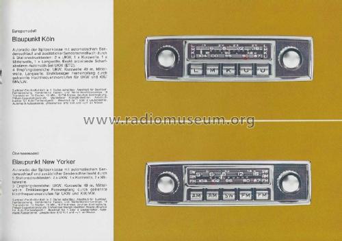 Autoradio , Prospekt 1967 ; Blaupunkt Ideal, (ID = 2811500) Paper