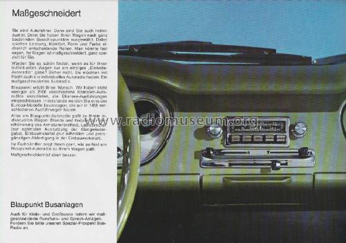 Autoradio , Prospekt 1967 ; Blaupunkt Ideal, (ID = 2811501) Paper