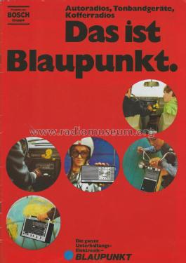 Autoradios, Tonbandgeräte, Kofferradios ; Blaupunkt Ideal, (ID = 2963121) Paper