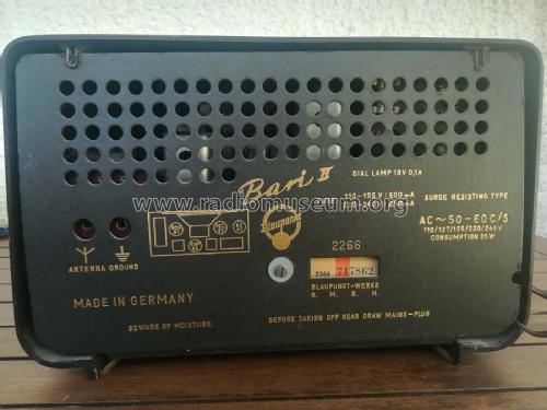 Bari II 2266; Blaupunkt Ideal, (ID = 2562067) Radio