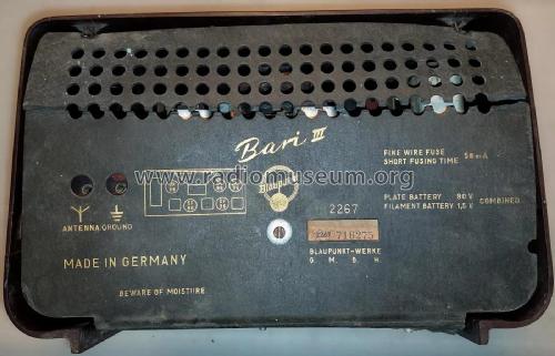 Bari III 2267; Blaupunkt Ideal, (ID = 3068480) Radio