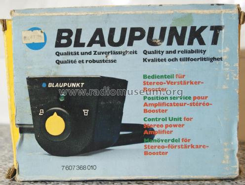 Bedienteil für Stereo - Verstärker - Booster 7.607.368.010; Blaupunkt Ideal, (ID = 2712082) Misc