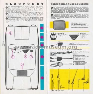 Blaupunkt Autoradio Prospekt 1963; Blaupunkt Ideal, (ID = 3088226) Paper