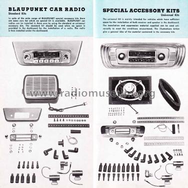 Blaupunkt Autoradio Sammelprospekt Übersee 1/62; Blaupunkt Ideal, (ID = 2883954) Paper