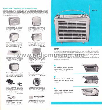 Blaupunkt Bilradio Prospekt Schweden 1/63; Blaupunkt Ideal, (ID = 2883981) Paper