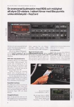 Blaupunkt Bilstereo 1991 Schweden; Blaupunkt Ideal, (ID = 2969571) Paper