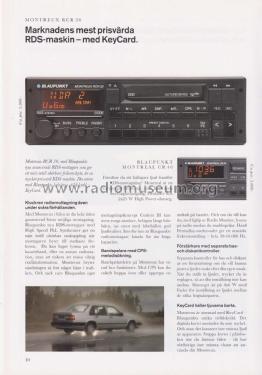 Blaupunkt Bilstereo 1991 Schweden; Blaupunkt Ideal, (ID = 2969573) Paper