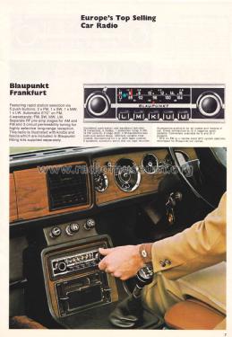 Blaupunkt Car Radios Catalogue for Great Britain; Blaupunkt Ideal, (ID = 2875460) Paper