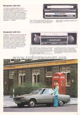 Blaupunkt Car Radios Catalogue for Great Britain; Blaupunkt Ideal, (ID = 2875464) Paper