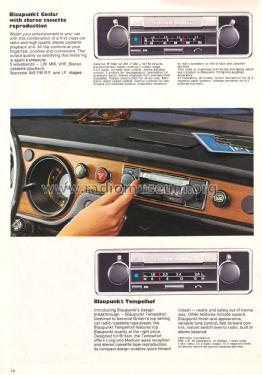 Blaupunkt Car Radios Catalogue for Great Britain; Blaupunkt Ideal, (ID = 2875466) Paper