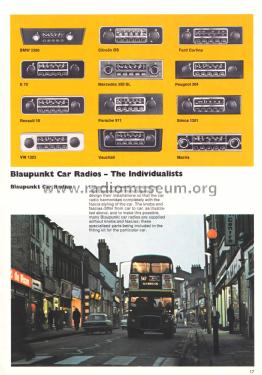 Blaupunkt Car Radios Catalogue for Great Britain; Blaupunkt Ideal, (ID = 2875471) Paper