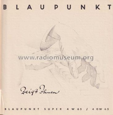 Blaupunkt Radio Prospekt 1935/36; Blaupunkt Ideal, (ID = 3067357) Paper