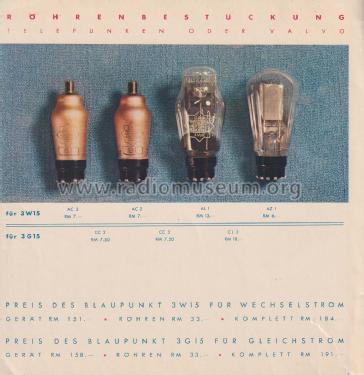 Blaupunkt Radio Prospekt 1935/36; Blaupunkt Ideal, (ID = 3067396) Paper