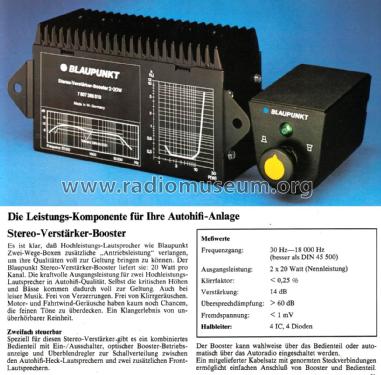 Booster 7.607.366; Blaupunkt Ideal, (ID = 2391338) Ampl/Mixer