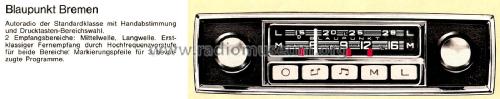 Bremen ab X 100001; Blaupunkt Ideal, (ID = 2217341) Car Radio