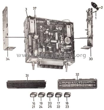 Bremen ab X 160001; Blaupunkt Ideal, (ID = 2525518) Car Radio