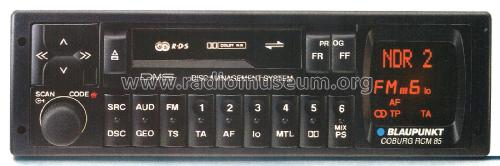 Coburg RCM 85 Car Radio Blaupunkt Ideal, Berlin, später Hildesheim ...