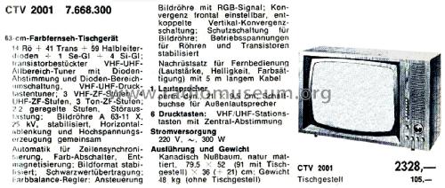 CTV2001 7.668.300; Blaupunkt Ideal, (ID = 2931423) Television