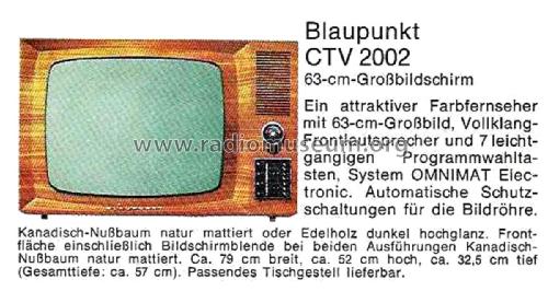 CTV2002 7.668.310; Blaupunkt Ideal, (ID = 2931872) Television