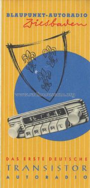 Das erste deutsche Transistor Autoradio , Prospekt ; Blaupunkt Ideal, (ID = 2800480) Paper