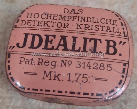 Detektorkristalle Idealit.B; Blaupunkt Ideal, (ID = 3085916) Radio part