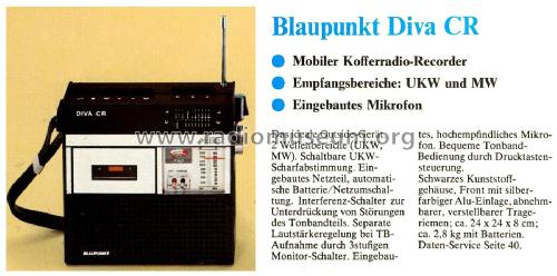 Diva CR 7.653.030; Blaupunkt Ideal, (ID = 2604427) Radio