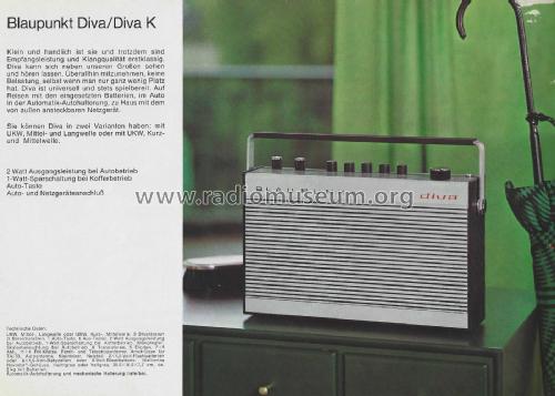 Diva K 7.657.440; Blaupunkt Ideal, (ID = 2715905) Radio