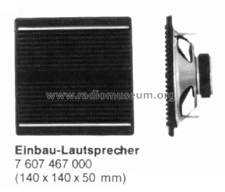 Einbau-Lautsprecher 7.607.467.000; Blaupunkt Ideal, (ID = 2670886) Parlante